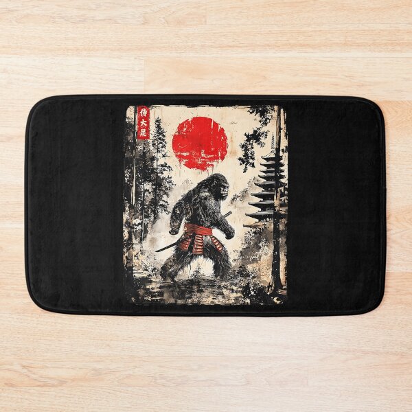 Item preview, Samurai Bigfoot Japanese Warrior Cryptid Sasquatch Legend designed and sold by DanielVantiOAL.