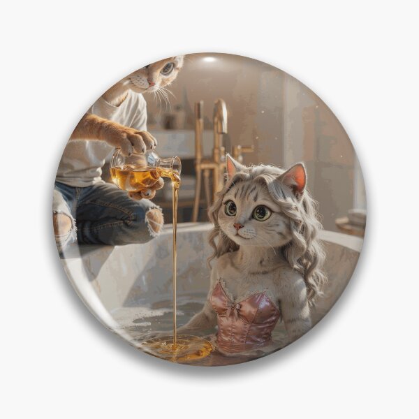 Artikelvorschau, Meerjungfrauenkatze Badezeit entworfen und verkauft von LowenMacrae.