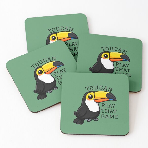 Item preview, Toucan Play That Game, Smug Bird Typography Art designed and sold by WrenAndWhimsy.
