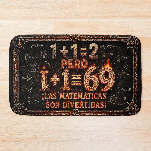 Item preview, Divertido Diseño de Matemáticas para Adultos | 1+1=69 Humor Matemático para Matemáticos, Ingenieros y Geeks designed and sold by Alchemy Forge.