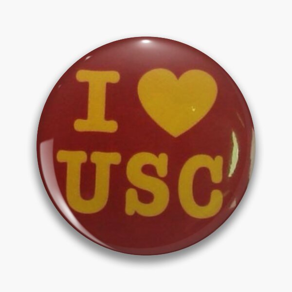 Item preview, USC pin sticker designed and sold by int3rste11ar.