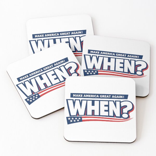 Item preview, Make America Great Again! When? Political Satire designed and sold by Vibrantdream.