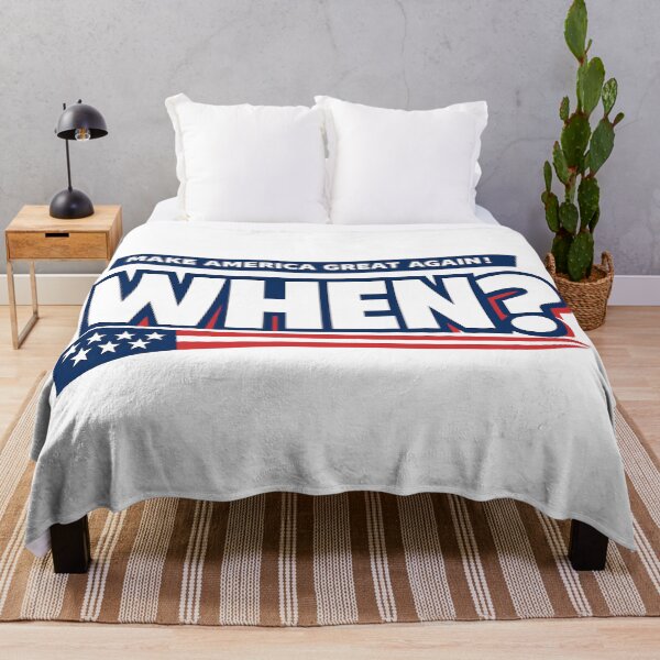 Item preview, Make America Great Again! When? Political Satire designed and sold by Vibrantdream.