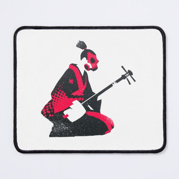 Item preview, Modern Subversion Geisha Wearing Industrial Gas Mask designed and sold by EdvvinStudios.