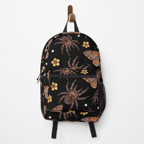 Item preview, Gothic Spider and Moth Seamless Pattern Dark Academia Tapestry designed and sold by FestivityFinds.