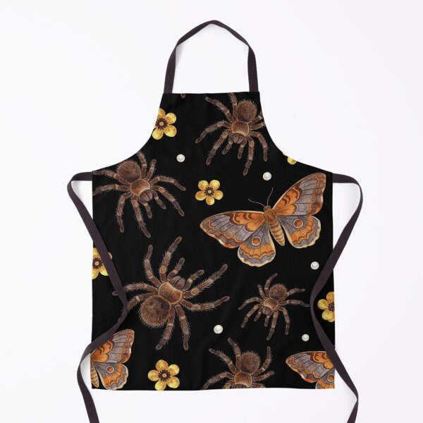 Item preview, Gothic Spider and Moth Seamless Pattern Dark Academia Tapestry designed and sold by FestivityFinds.