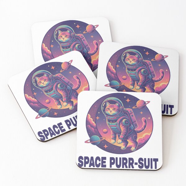 Item preview, Space Purr-Suit – Cosmic Cat Astronaut designed and sold by PT PROJECT.