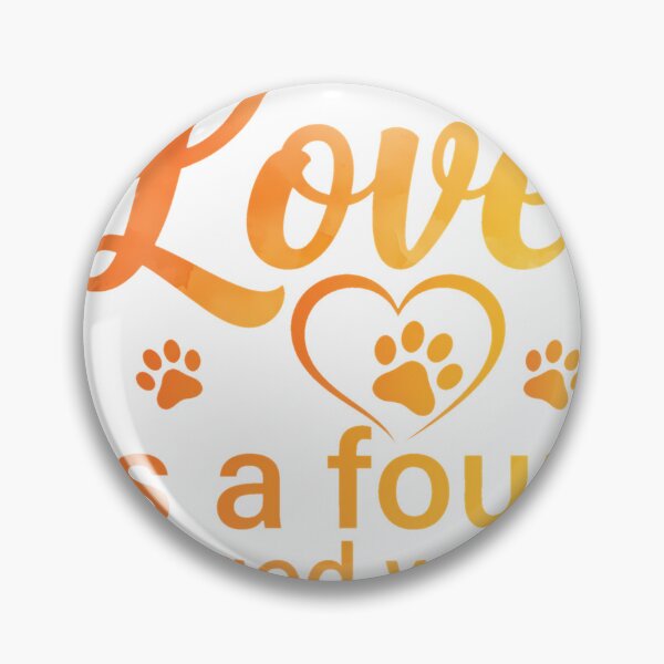 Item preview, Love Is A Four Legged Word Dog Lover Puppy Lover Essential T-Shirt designed and sold by KTY-NUSS.