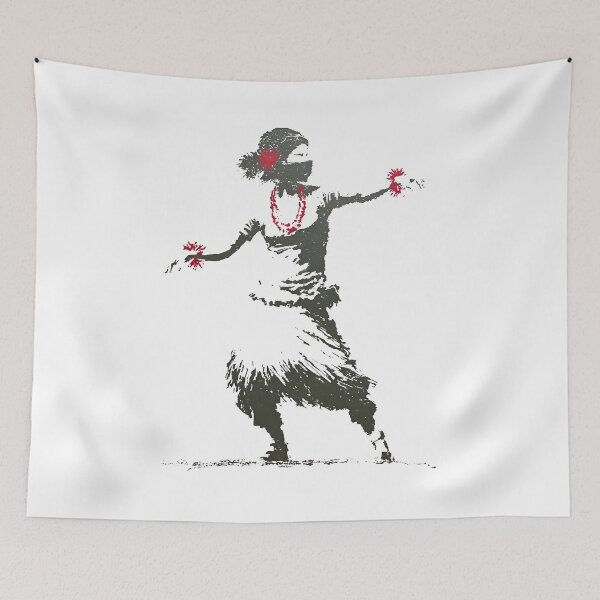 Item preview, Tropical Rhythms Hula Dancer Vivid Spray Design designed and sold by EdvvinStudios.
