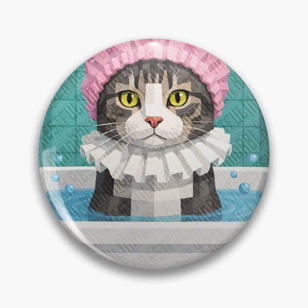 Item preview, Bubble Bath Tabby Design designed and sold by RestfulMindRBLX.