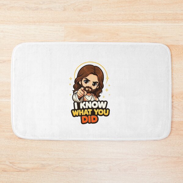 Item preview, I Know What You Did Funny Jesus Meme designed and sold by RetroPop23.
