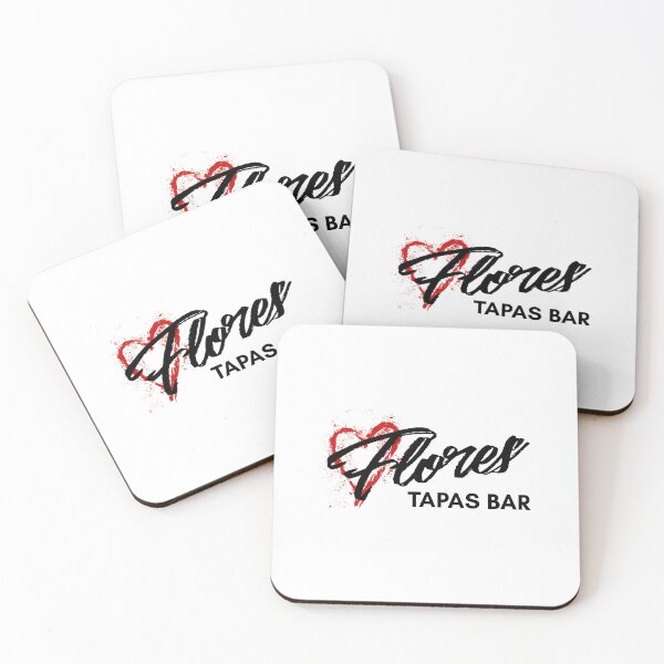 Item preview, Flores Tapas Bar Distressed Red Heart Logo designed and sold by kimbhar.