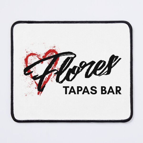 Item preview, Flores Tapas Bar Distressed Red Heart Logo designed and sold by kimbhar.