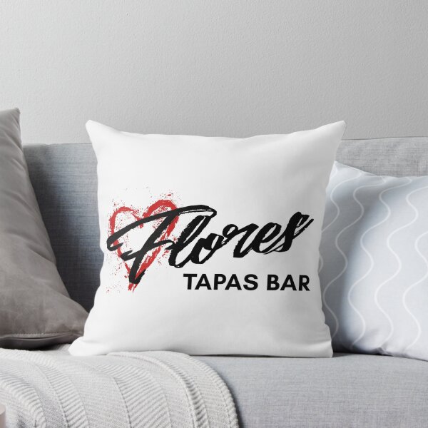 Item preview, Flores Tapas Bar Distressed Red Heart Logo designed and sold by kimbhar.