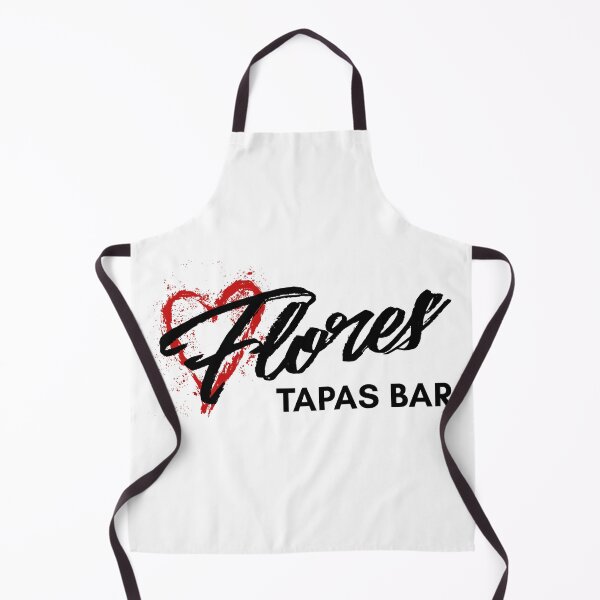 Item preview, Flores Tapas Bar Distressed Red Heart Logo designed and sold by kimbhar.