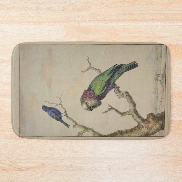Item preview, A Green Parrot with a Red Ruff and a Blue Raven by Jabes Heenck designed and sold by Amanda1775.