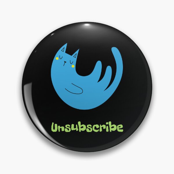 Item preview, Unsubscribe Cat – Funny Digital Detox Reaction Cat Design designed and sold by ContigoART.