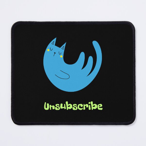 Item preview, Unsubscribe Cat – Funny Digital Detox Reaction Cat Design designed and sold by ContigoART.
