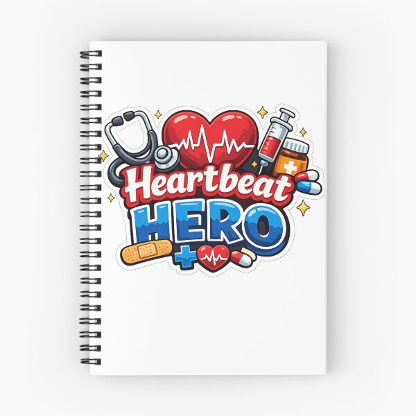 Item preview, Heartbeat Hero Medical Doctor Nurse Heart ECG Healthcare designed and sold by MR4me.
