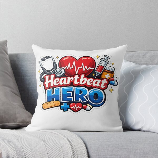 Item preview, Heartbeat Hero Medical Doctor Nurse Heart ECG Healthcare designed and sold by MR4me.