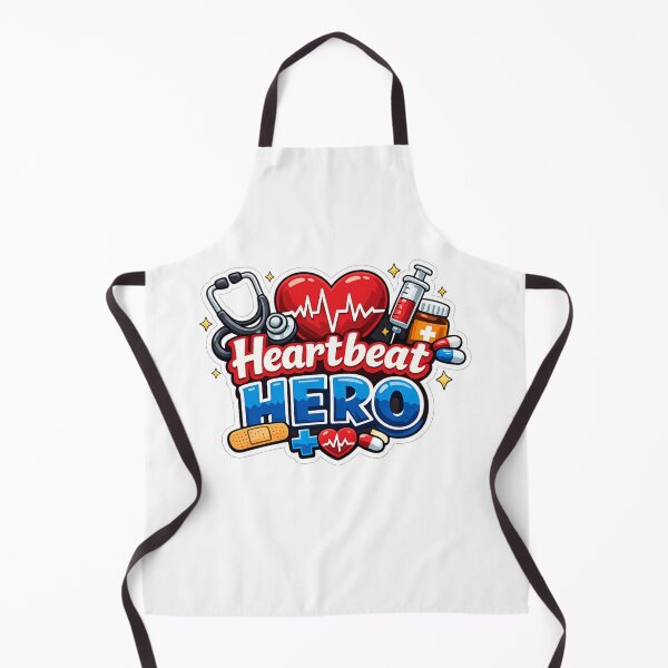 Item preview, Heartbeat Hero Medical Doctor Nurse Heart ECG Healthcare designed and sold by MR4me.