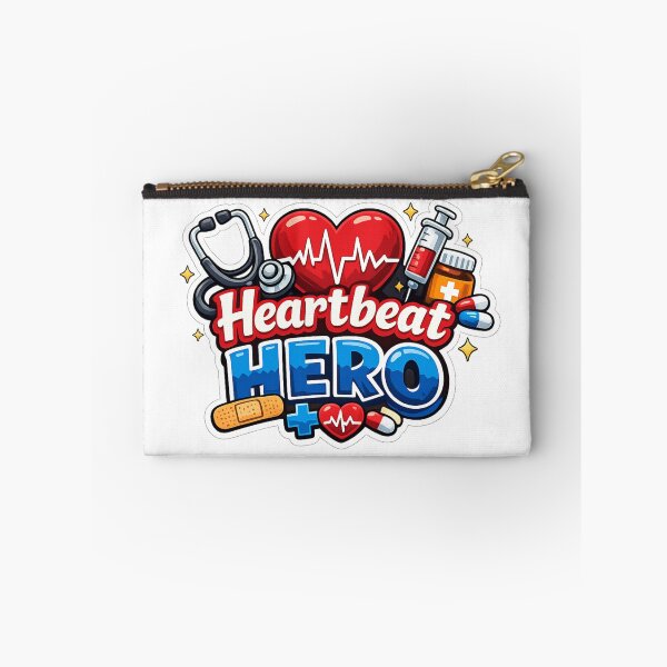 Item preview, Heartbeat Hero Medical Doctor Nurse Heart ECG Healthcare designed and sold by MR4me.