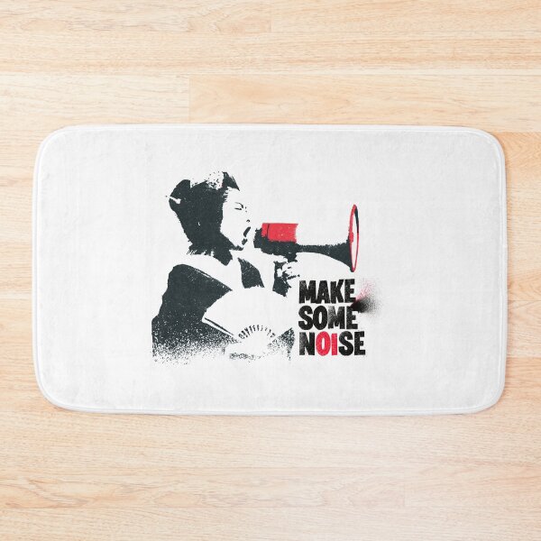 Item preview, Rebellious Geisha Shouting Into Modern Megaphone Design designed and sold by EdvvinStudios.