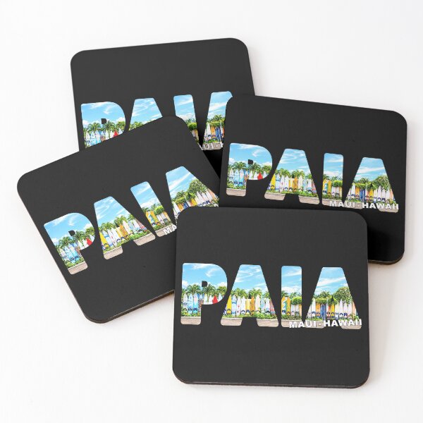Item preview, PAIA Maui Hawaii - Pāʻia Surfing Mecca Sunny Day Surfboards Artwork designed and sold by Adam Gormley.