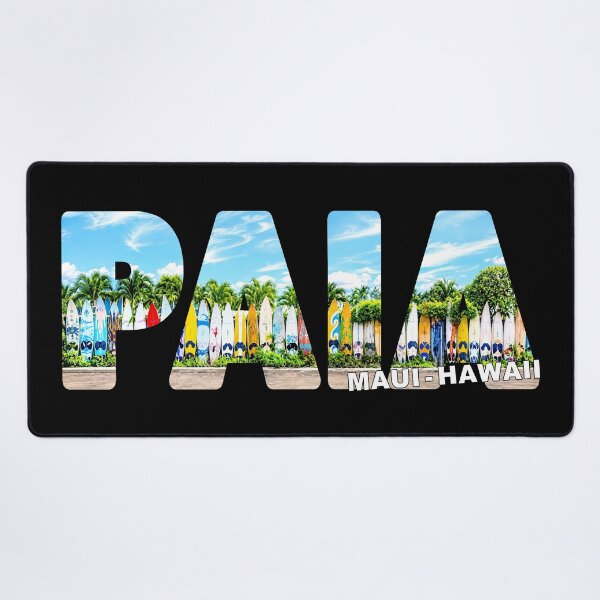 Item preview, PAIA Maui Hawaii - Pāʻia Surfing Mecca Sunny Day Surfboards Artwork designed and sold by Adam Gormley.