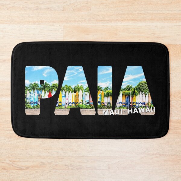 Item preview, PAIA Maui Hawaii - Pāʻia Surfing Mecca Sunny Day Surfboards Artwork designed and sold by Adam Gormley.