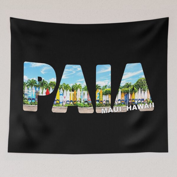 Item preview, PAIA Maui Hawaii - Pāʻia Surfing Mecca Sunny Day Surfboards Artwork designed and sold by Adam Gormley.