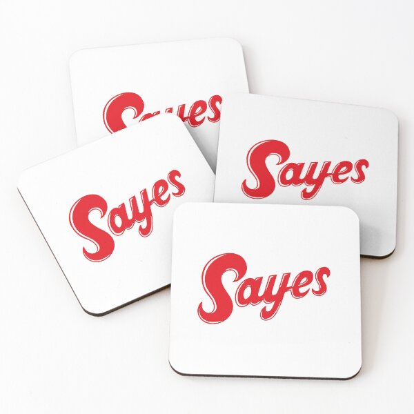 Item preview, Sayes Gelatin Red Script Vintage Logo designed and sold by kimbhar.