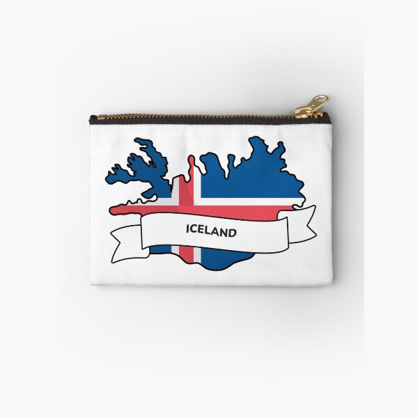 Item preview, Iceland Map Flag Silhouette Graphic designed and sold by Travel.Art.