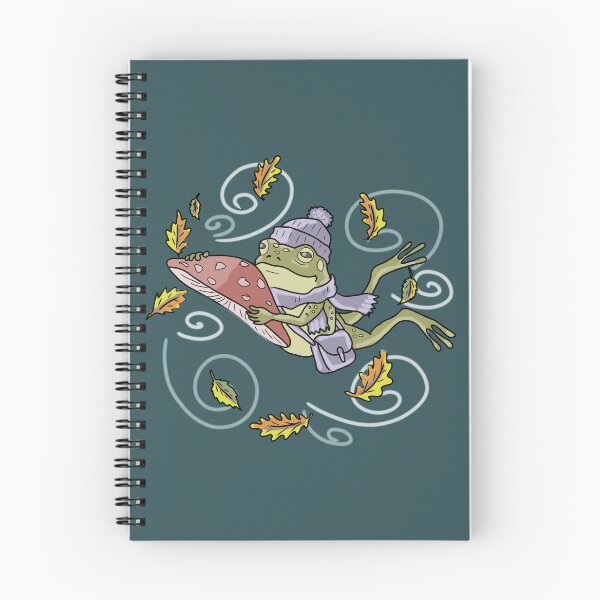 Item preview, Frog Riding Mushroom Cottagecore Goblincore Art designed and sold by LeshanArt.
