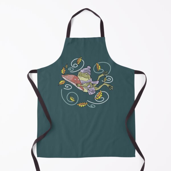 Item preview, Frog Riding Mushroom Cottagecore Goblincore Art designed and sold by LeshanArt.