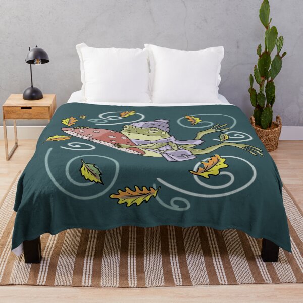 Item preview, Frog Riding Mushroom Cottagecore Goblincore Art designed and sold by LeshanArt.