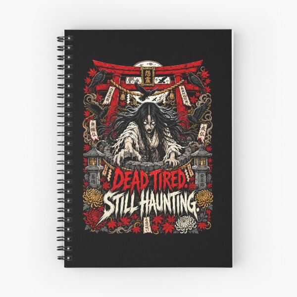 Item preview, Dead Tired Still Haunting Japanese Ghost Metal Shirt designed and sold by Tong4130.