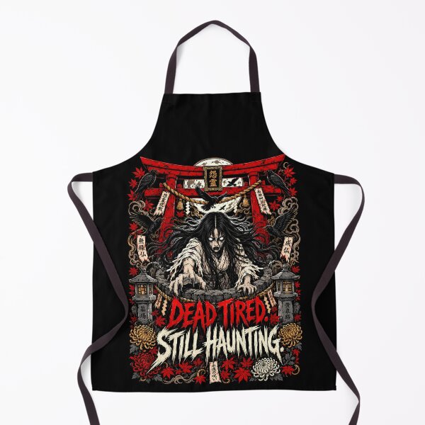 Item preview, Dead Tired Still Haunting Japanese Ghost Metal Shirt designed and sold by Tong4130.