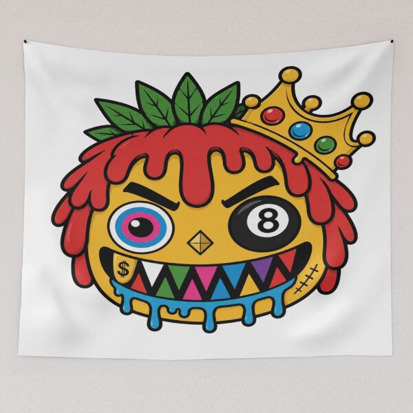 Item preview, Slime King Drip - Streetwear Hip Hop Mascot designed and sold by PA1407.