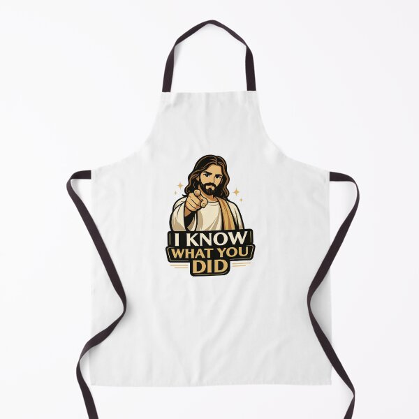 Item preview, I Know What You Did Minimalist Art Deco Jesus designed and sold by RetroPop23.
