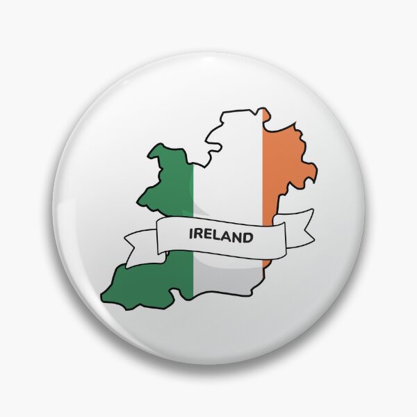 Item preview, Ireland Map Flag Silhouette Graphic designed and sold by Travel.Art.