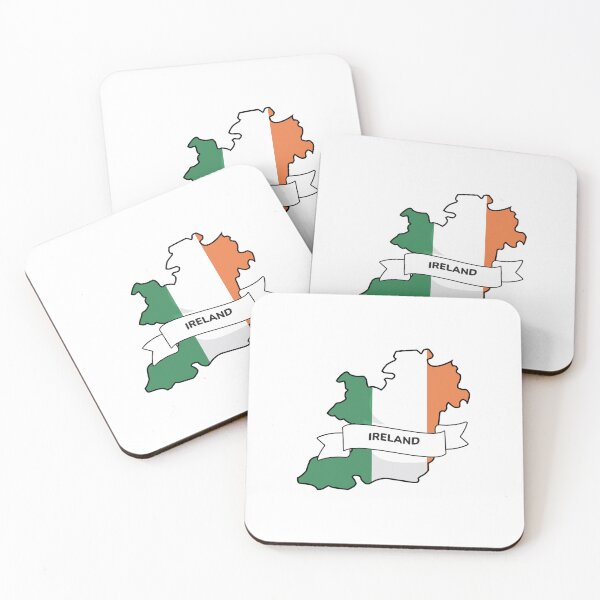 Item preview, Ireland Map Flag Silhouette Graphic designed and sold by Travel.Art.