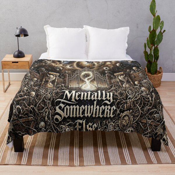Item preview, Mentally Somewhere Else (Dark Escape Funny Stoner Alternative Edition) designed and sold by Alchemy Forge.