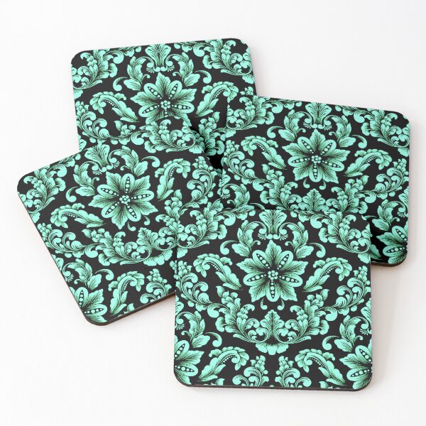 Item preview, Damask in Teal designed and sold by ViaARTfactory.