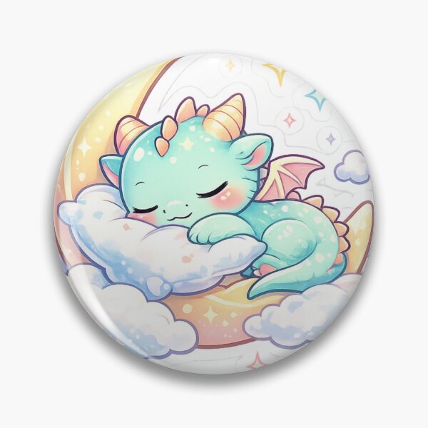 Item preview, Cute Baby Dragon Sitting on a Cloud Kawaii Sticker | Fantasy Dragon | Pastel Chibi Dragon | Magical Cute Sticker designed and sold by Sidra digital art 8277237.