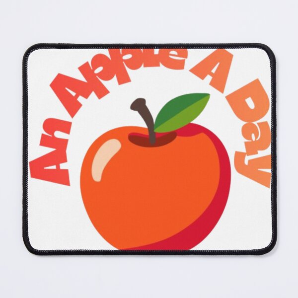Item preview, An Apple A Day Cute Cartoon Fruit Graphic designed and sold by Mittal-Designs.
