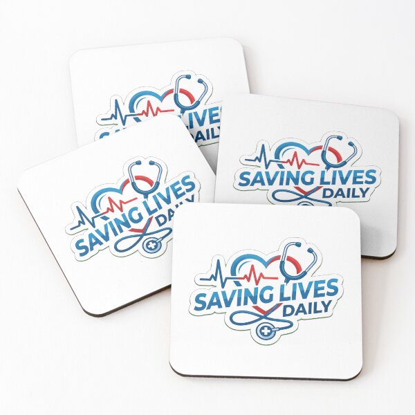 Item preview, Saving Lives Daily Doctor Nurse Healthcare Medical Hero  designed and sold by MR4me.