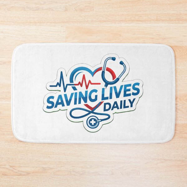 Item preview, Saving Lives Daily Doctor Nurse Healthcare Medical Hero  designed and sold by MR4me.