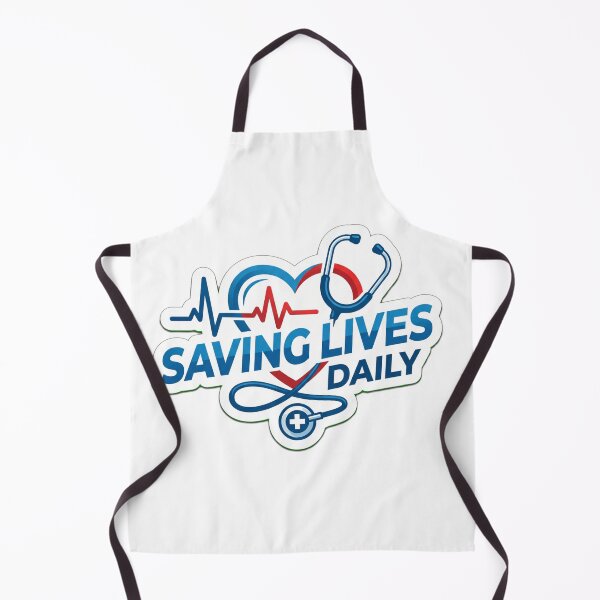 Item preview, Saving Lives Daily Doctor Nurse Healthcare Medical Hero designed and sold by MR4me.