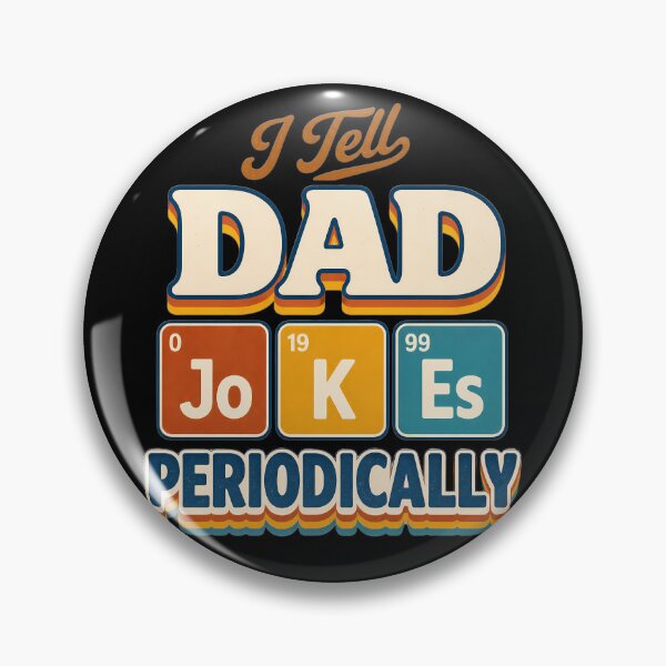 Item preview, I Tell Dad Jokes Periodically Funny Science Pun Vintage Chemistry Periodical Table Chart designed and sold by FernaRoje.